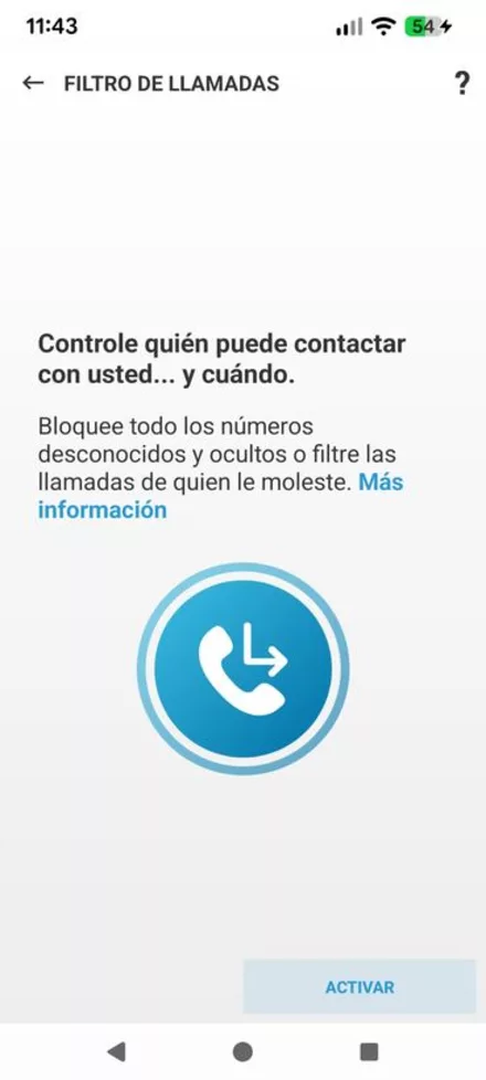ESET Mobile Security: Corta las llamadas