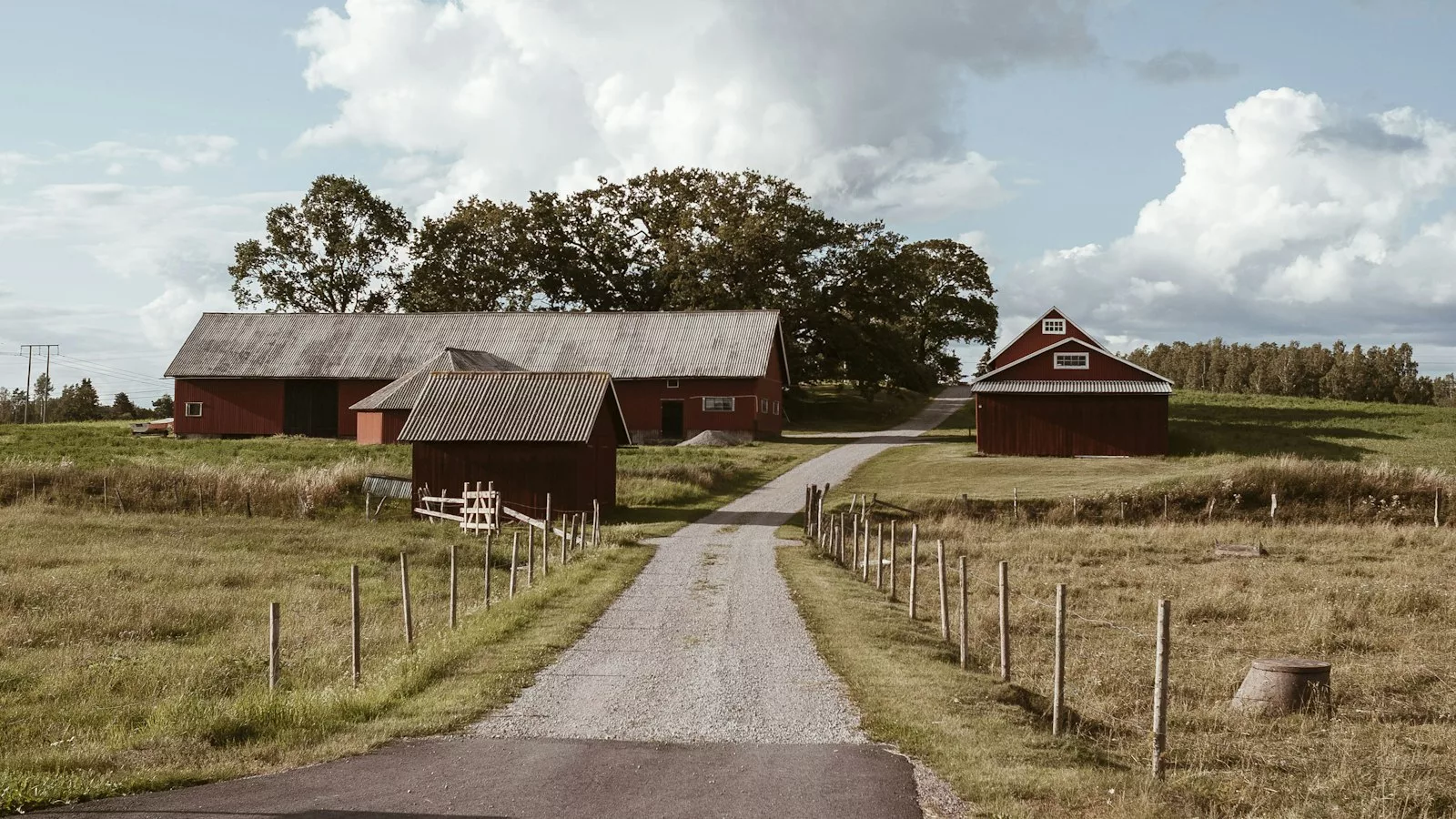 Brown barn house