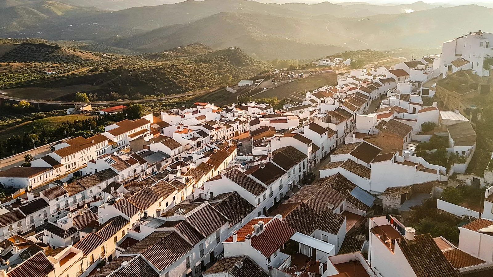High-angle photography of rural area